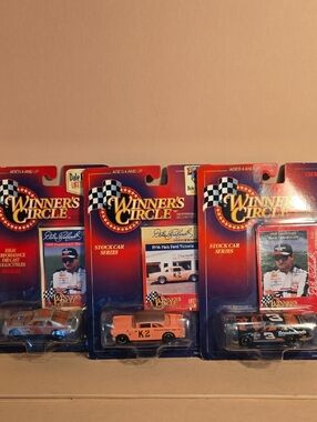 Lot Of 3 Dale Earnharts Winner's Circle Stock Car Series Diecast Cars